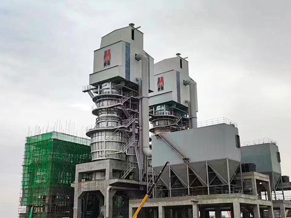 内蒙古电石炉施工现场